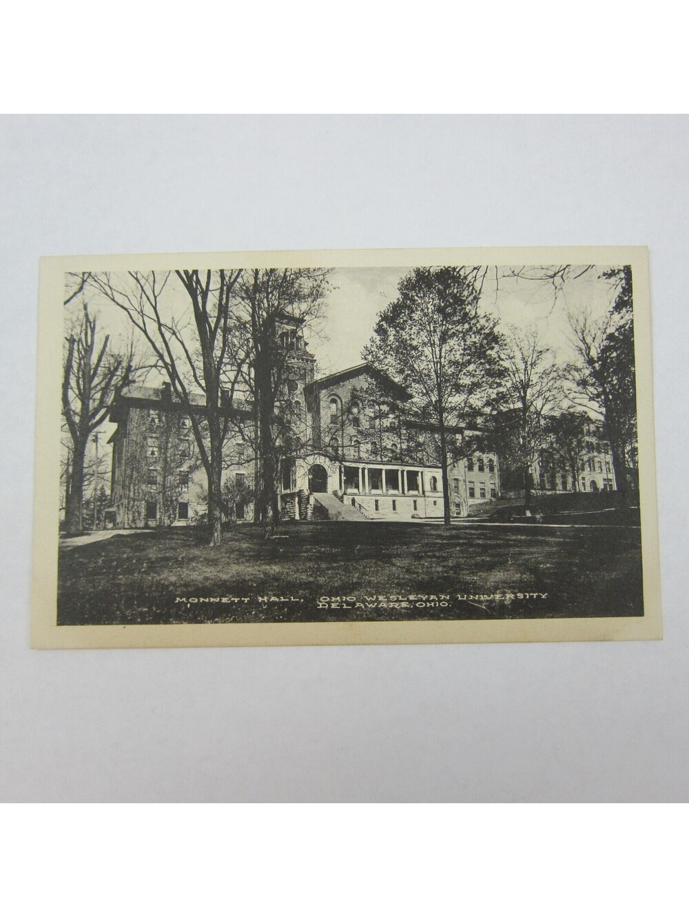 Vintage Postcard Ohio Wesleyan University Monnett Hall Delaware Albertype UNPOST